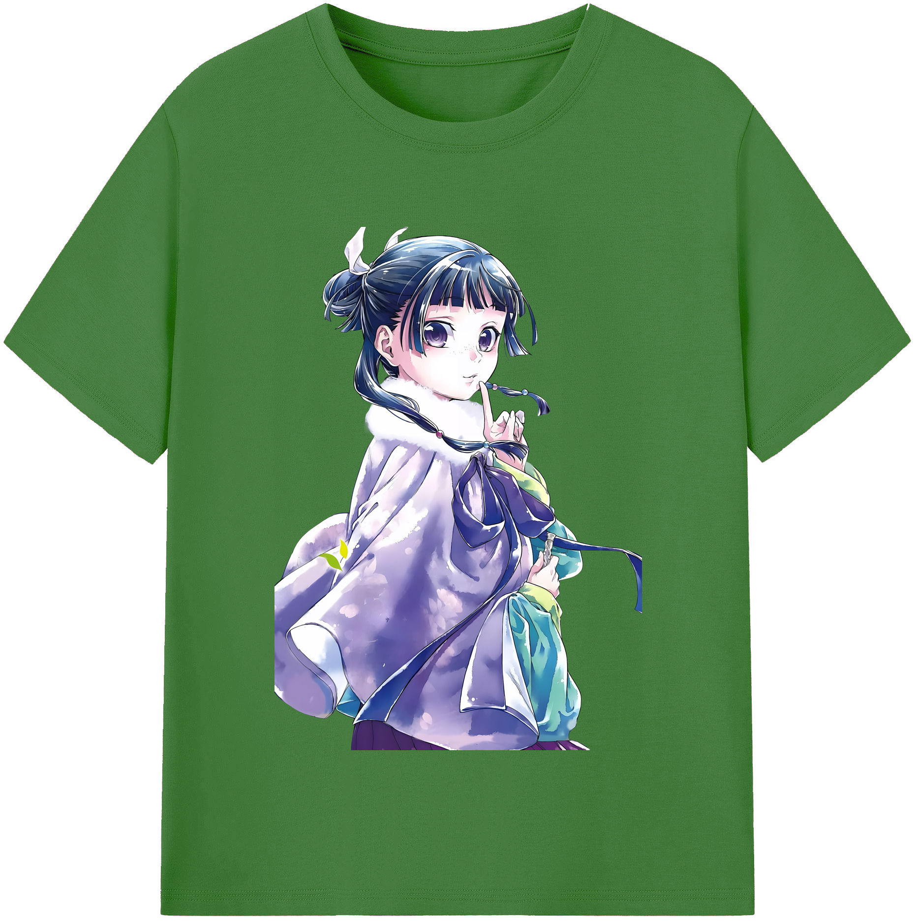 （画像用） 薬屋のひとりごと The Apothecary Diaries レディースカジュアルプリントTシャツ（綿100％）